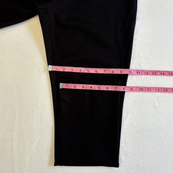 DKNY Jeans: Black Stretch Pants, Zip/Button Front Closure, Large, NWT - Picture 11 of 15